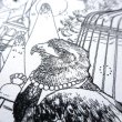 画像4: バーコでポコモリ 凹凸ぬり絵ノート  鳥と風船 (4)